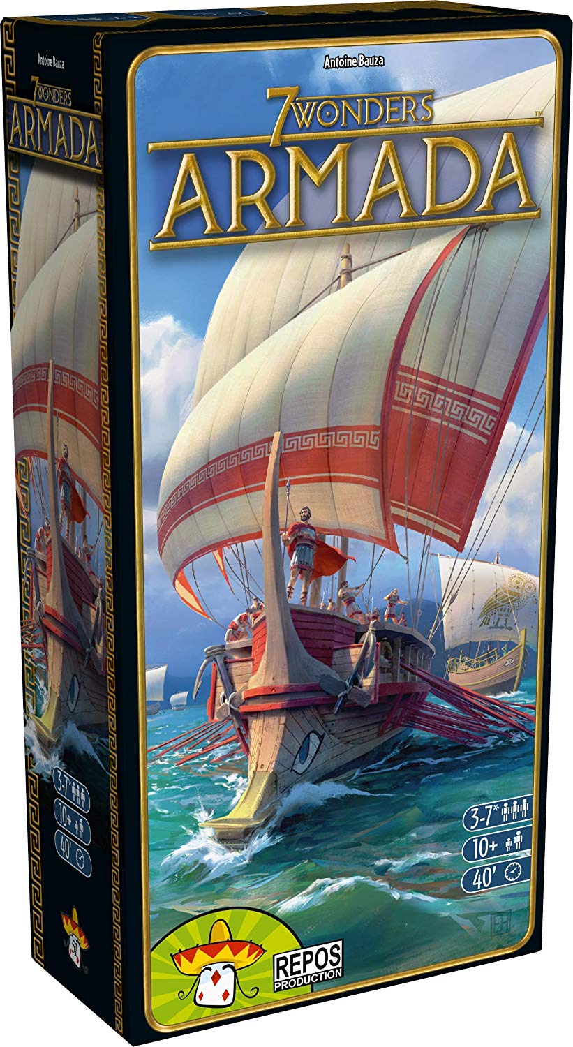 7 Wonders Armada Board Game Expansion Monopolis Toko Board Games
